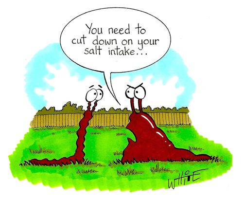 "You need to cut down on your salt intake..."