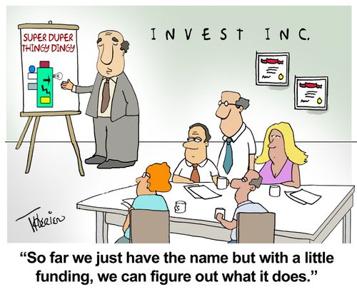 "So far we just have the name buy with a little funding, we can figure out what it does."