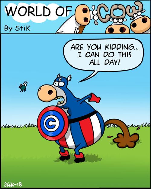 "Are you kidding... I can do this all day!"