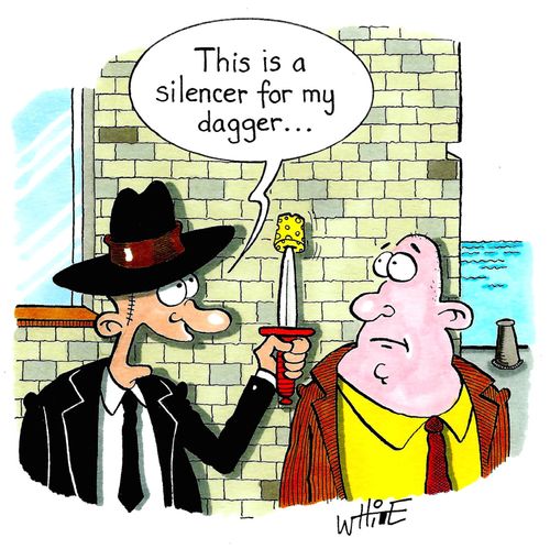"This is a silencerfor my dagger..."