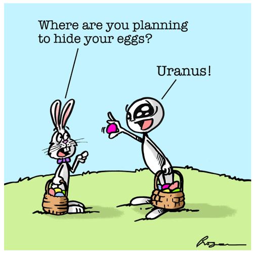 "Where are you planning to hide your eggs?"