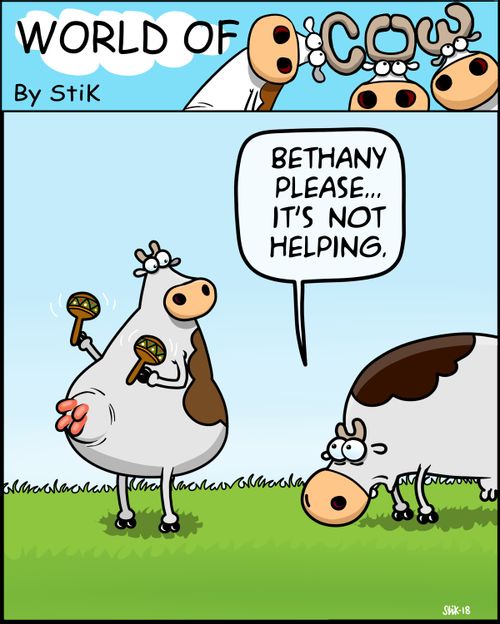 "Bethany please... it's not helping."