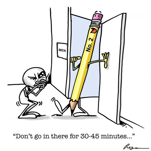 "Don't go in there for 30-45 minutes..."