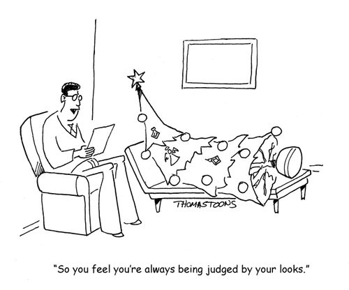"So you feel you're always being judged by your looks."