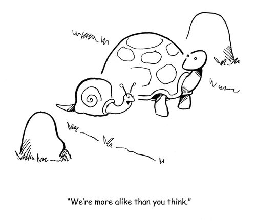 "We're more alike than you think."