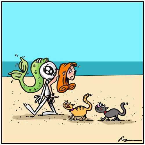 Mermaid abduction