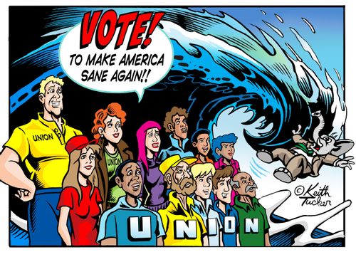 "Vote to Make America Sane Again!"