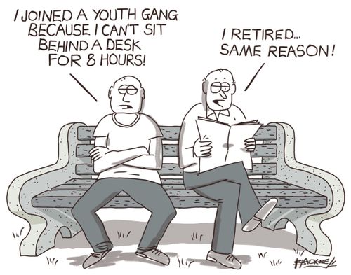 "I joined a youth gang because I can't sit behind a desk for 8 hours."
