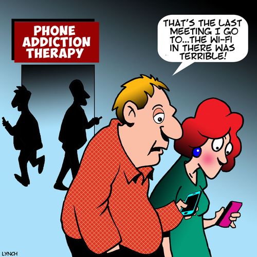 "That's the last meeting I go to...the wi-fi in there was terrible!"