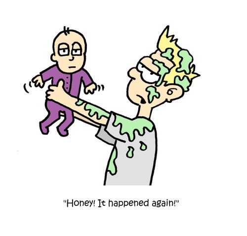 "Honey! It happened again!"