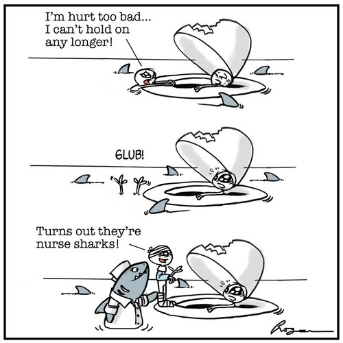 "I'm hurt too bad...I can't hold on any longer!"