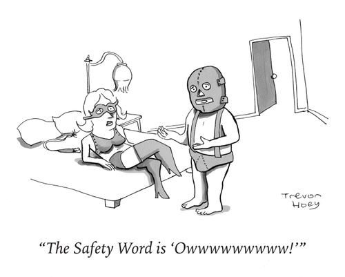 "The Safety Word is 'Owwwwwwwwwww!'"