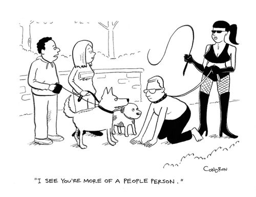 "I see you're more of a people person."