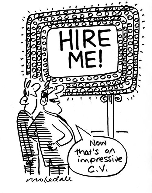 'Now that's an impressive CV.'