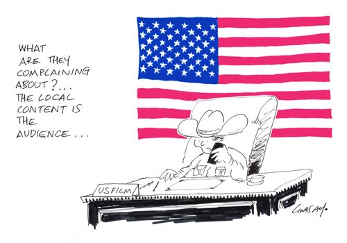 "What are they complaining about?... The local content is the audience...