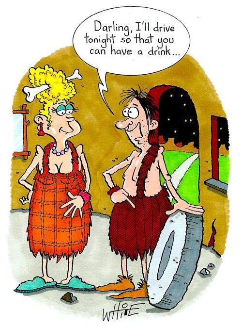 "Darling, I'll drive tonight so that you can have a drink..."