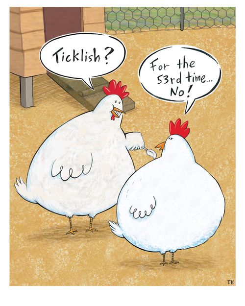 "Ticklish?"