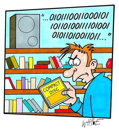Compact Disc: "01011100110001011011010001111...."