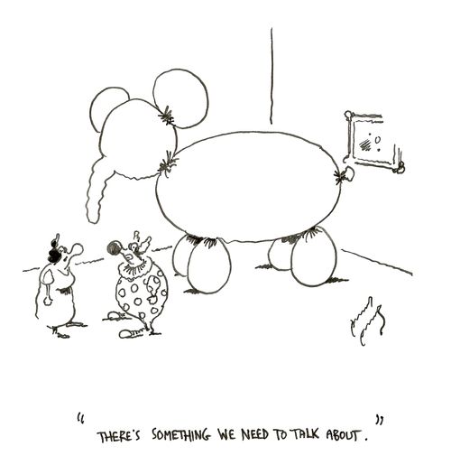 "There's something we need to talk about."