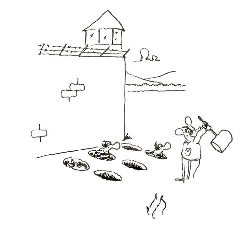 Whack-a-mole: prison edition
