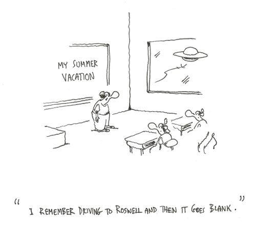 "I remember driving to Roswell and then it goes blank."