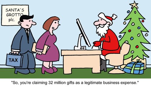 "So, you're claiming 32 million gifts as a legitimate business expense."