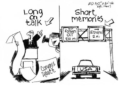 Long on talk...short memories.