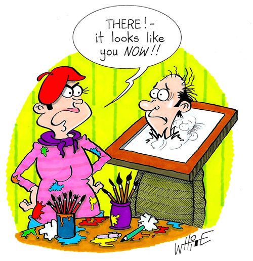 "There! - It looks like you now!!"