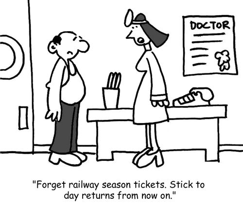 "Forget railway season tickets. Stick to day returns from now on."