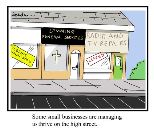 Some small businesses are managing to thrive on the high street.