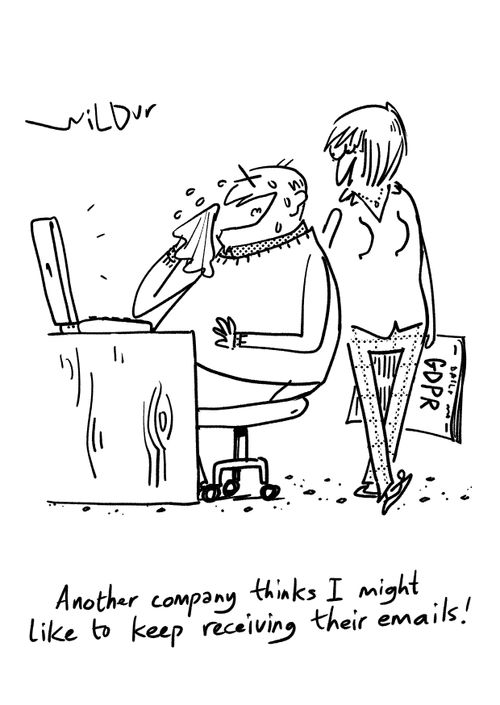 "Another company thinks I might like to keep receiving their emails!"