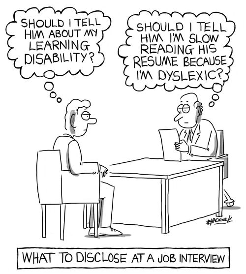 What to disclose at a job interview 