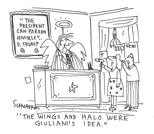 The President can pardon himself?