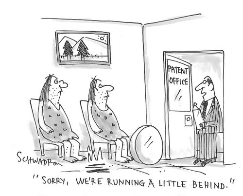 "Sorry, we're running a little behind."