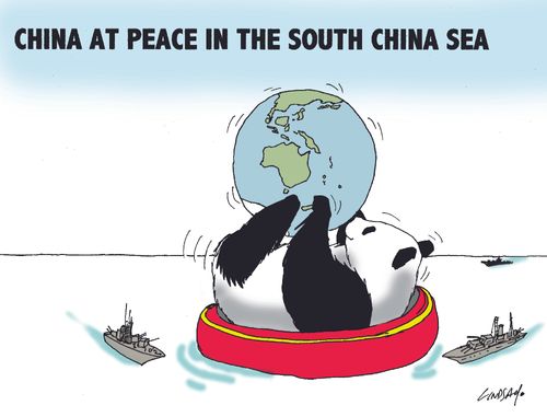 China at peace in the South China Sea