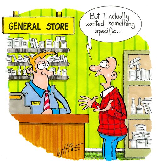 "But I actually wanted something specific...!"
