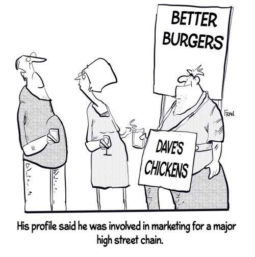 "His profile said he was involved in marketing for a major high street chain."