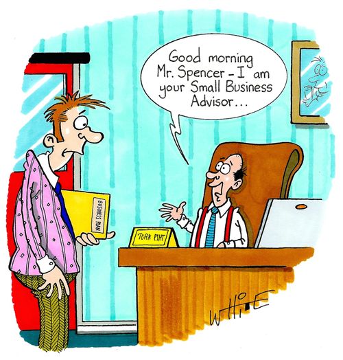 "Good morning Mr. Spencer - I am your Small Business Advisor..."