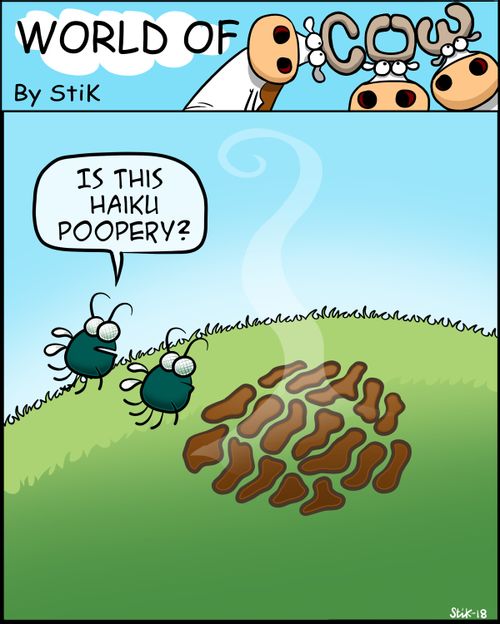 "Is this Haiku poopery?"