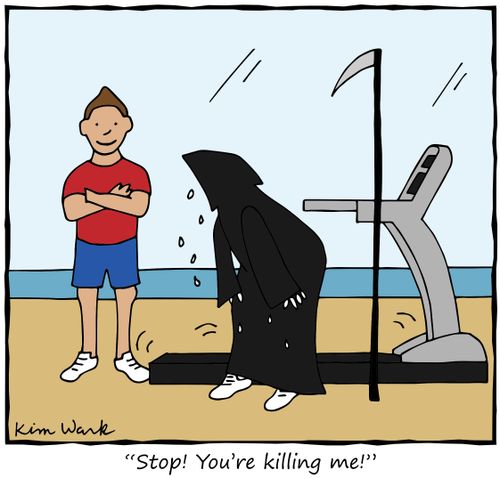 "Stop! You're killing me!"