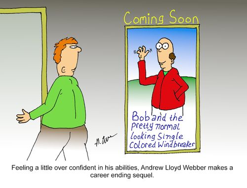 Feeling a little over confident in his abilities, Andrew Lloyd Webber makes a career ending sequel.