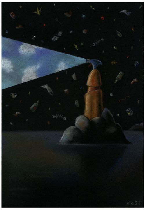 Lighthouse in the litter