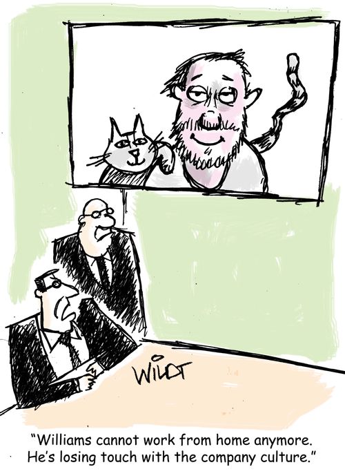 "Williams cannot work from home anymore. He's losing touch with the company culture."