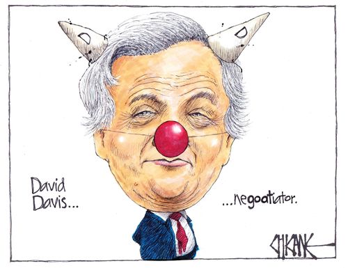 David Davis, Negoatiator
