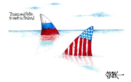 Trump and Putin to meet in Finland.