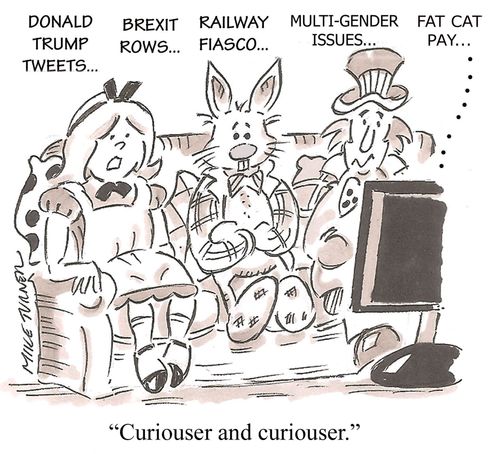 "Curiouser and curiousers."
