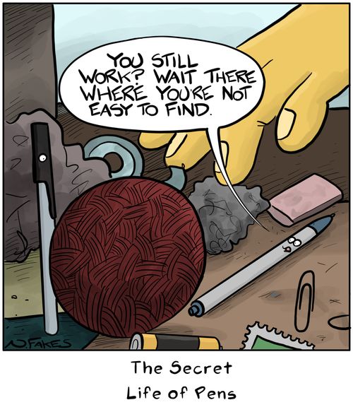 The Secret Life of Pens