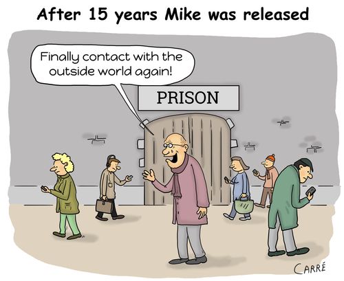 After 15 years Mike was released