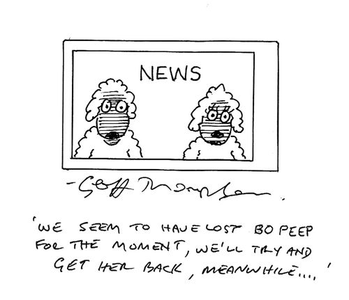 "We seem to have lost Bo Peep for the moment, we'll try and get her back, meanwhile..."