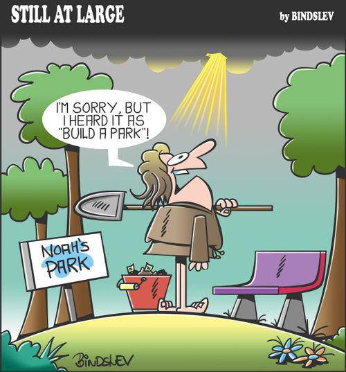 "I'm sorry, but I heard it as 'build a park'!"